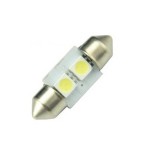 Automobilinė lemputė LED SV8.5 12V 36mm 2SMD 5050 Canbus white